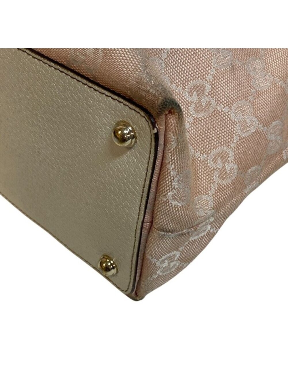 Gucci Shoulder GG Canvas Tote White - Picture 4 of 8